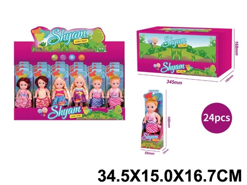 Кукла малышка LY584-A в ассорт. (шоубокс 24 шт/ цена за шт)