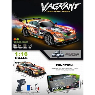 Машина на радиоуправлении 000-054 сменные колеса, на аккум. в коробке