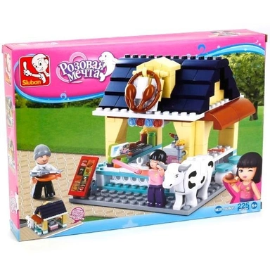 Конструктор Розовая мечта 38-0605 Кафе 225 дет. в коробке