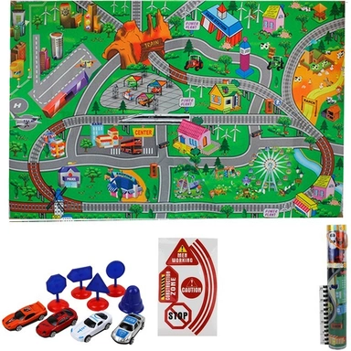 Коврик с машинками 019A-23E в коробке