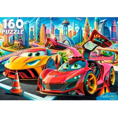 Пазл 160 Две модные машинки Ф160-6640
