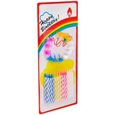 Свеча для торта 12 шт. 5 см FG240525037L