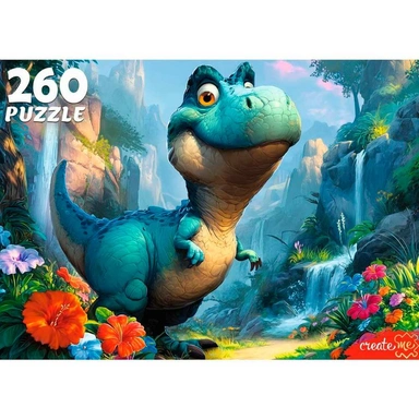 Пазл 260 Динозавр на прогулке Ф260-2396