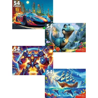 Пазл 54 Подарок для мальчиков П54-8710