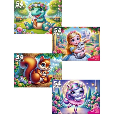 Пазл 54 Милые пазлы для девочек П54-8708