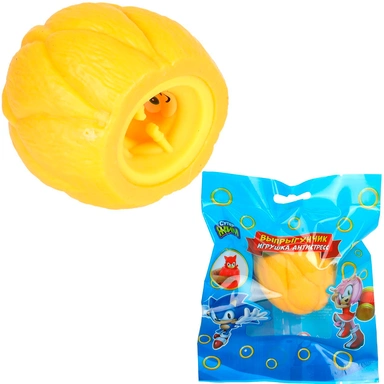 Игрушка Супер мялка Выскочка персонаж цвет желтый Супер Жим YM-SNJU-YLW-FP-RU