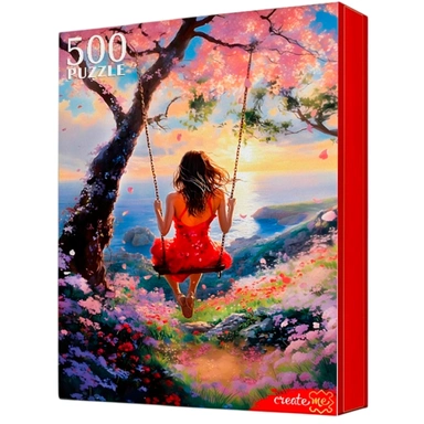 Пазл 500 Девушка на качелях Ф500-8720