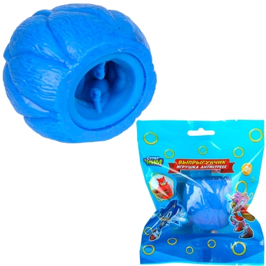 Игрушка Мялка Выскочка персонаж, цвет синий Супер Жим YM-SNJU-BL-FP-RU