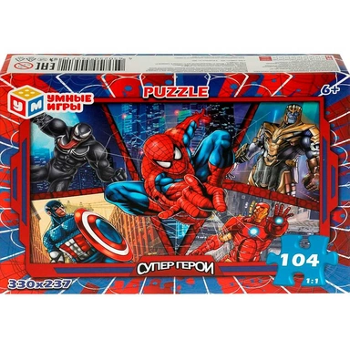 Пазл 104 Супергерои 4650250545712
