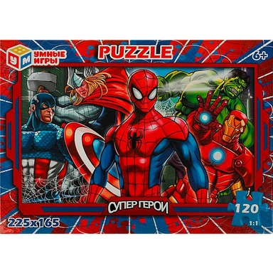 Пазл 120 Супергерои 4650250545767