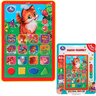 Планшет Обучающий мини 40  стихов, песен, звуков Умка HT1117-R44