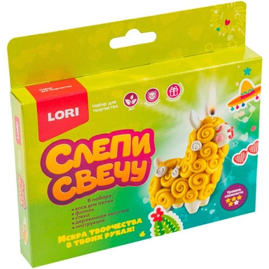 Набор для творчества Слепи свечу Лама Пз/С-036 Lori