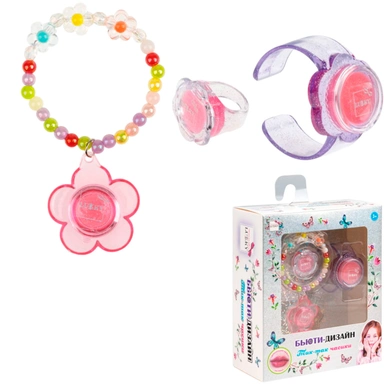 Набор косметики Тик-так часики наб. косметики,бальзамы для губ с блестками Т26653