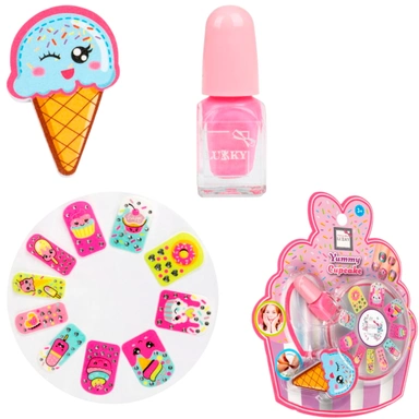 Набор Yummy Cupcake лак д.ногтей peel-off,10 патчей д.ногтей,пилочка Т26311