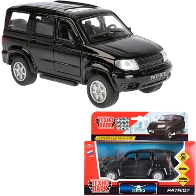 Модель SB-17-81-UP1-WB УАЗ Patriot черный Технопарк  в коробке