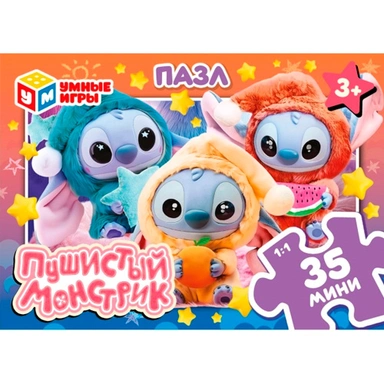 Пазл 35 Пушистый монстрик 4630395067768