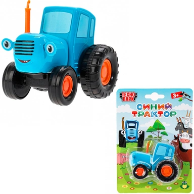 Модель BLUTRA-7-BU Синий Трактор 7,5 см, синий Технопарк в кор.