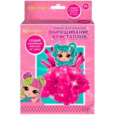 Набор по выращиванию кристаллов Девочка IQ Эксперимент EX-CG01-LL