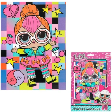 Набор для творчества Гелевая мозаика 17x23 см Лол МУЛЬТИ АРТ GEL-128630