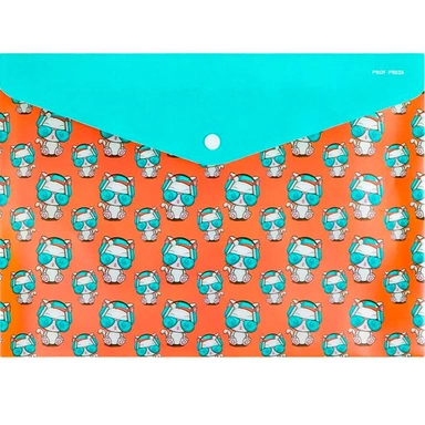 Папка-конверт на кнопке А4, 180мкм, BOY ПК-3033