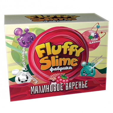 Набор для опытов и экспериментов.Юный химик Флаффи-слайм фабрика Малиновое варенье 869