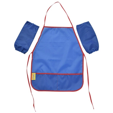 Фартук для труда с нарукавниками синий. Каляка-Маляка 4-7 лет ФОКМ-С