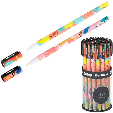 Ручка шариковая синяя 0,7мм Memphis 333022 Berlingo