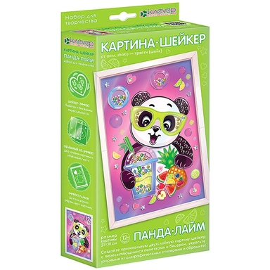 Набор для творчества  Картина-шейкер Панда-лайм АМ 44-154 СТОК