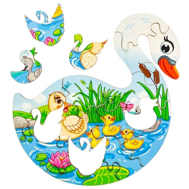 Деревянный Пазл Гадкий утенок 147204