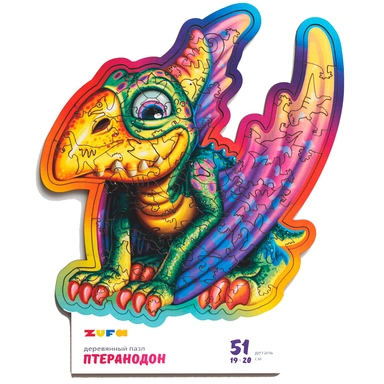Деревянный пазл развивающий Птеранодон kids S КА-00000012 СТОК