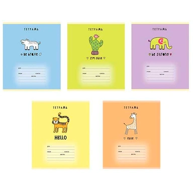 Тетрадь 12 л. линия Скрепка S Друзья 017315