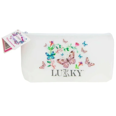 Косметичка матовая с принтом LUKKY,20х10см Т18079 LUKKY