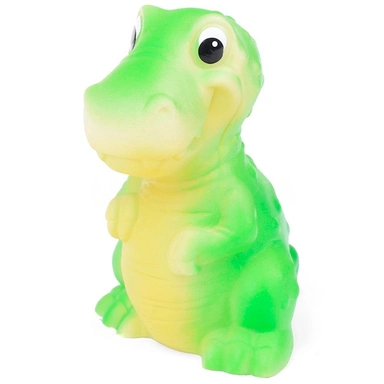 Резиновая игрушка Дракоша салатовый белое брюшко С-1655 Огонек /15/
