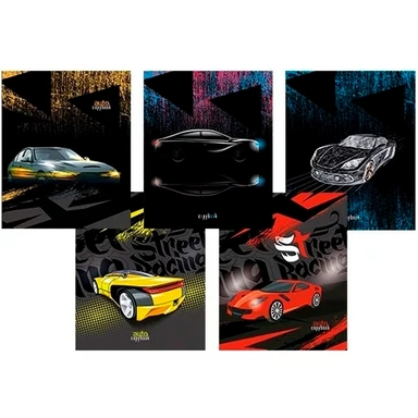 Тетрадь 48 л. клетка Суперавто С9299-06