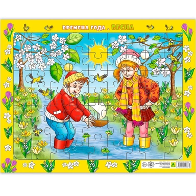 Пазл 63 Времена года. Весна Пл46п(10) СТОК