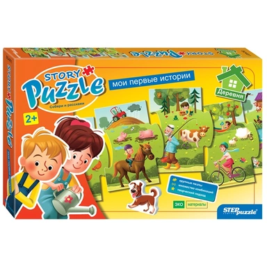 Пазл Развивающий Story puzzle. Деревня 80481 Степ