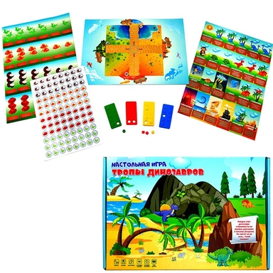Игра ходилка Тропы динозавров Р3722 СТОК