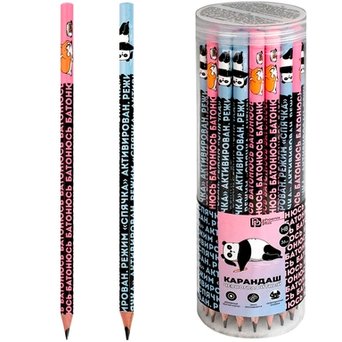 Карандаш ч/г Герои с характером ассорти 70078