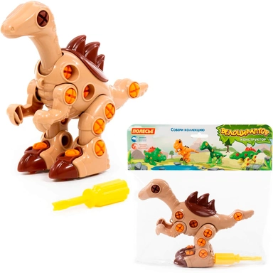 Конструктор-динозавр Велоцираптор 36эл. в пак. П-Е/16/ 76823