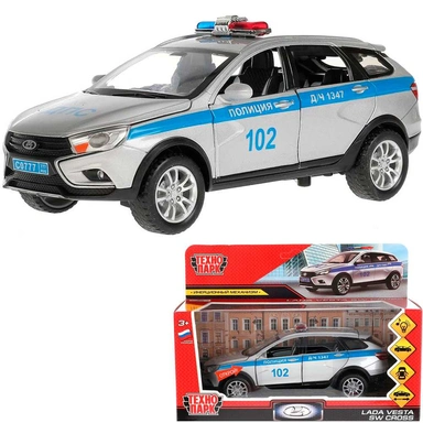 Модель VESTASWCR-124SLPOL-GY LADA SW Cross Полиция Технопарк  в коробке