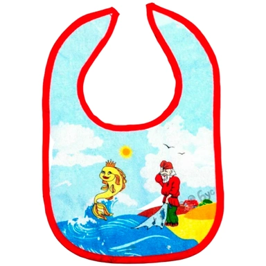 Нагрудник махровый 6мес+ 19*28 см 1603