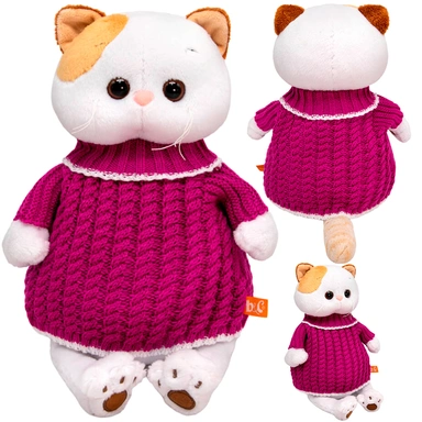 Ли-Ли Кошечка в свитере с косами LK24-130
