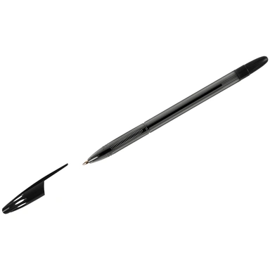 Ручка шариковая черная 0,5 мм. СТАММ 555 346480