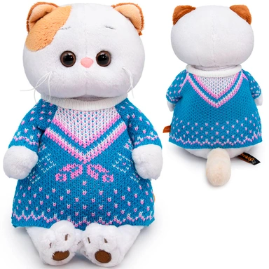 Ли-Ли Кошечка в бирюзовом свитере LK27-096 .