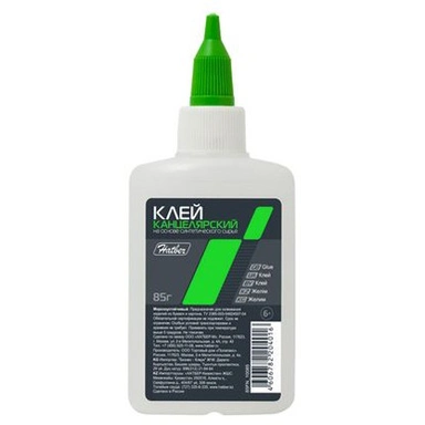 Клей силикатный 85 гр. с дозатором 10085 Hatber