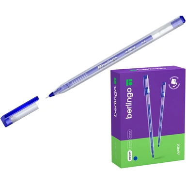 Ручка гелевая синяя 0.5мм Apex Berlingo CGp_05152