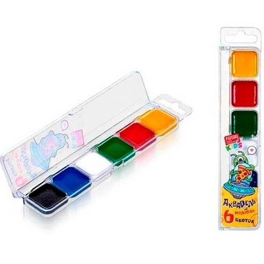 Акварель 6 цв. FORUM Office Collection KIDS КОСМО б/к FA-EV-1006-Aln