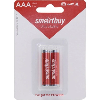 Элемент питания LR 3 SmartBuy (2шт)  2xBL  /цена за упак/