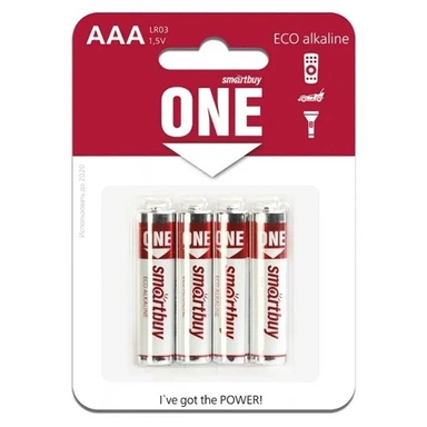 Элемент питания LR 3 SmartBuy (4шт)  4xBL  /цена за упак/