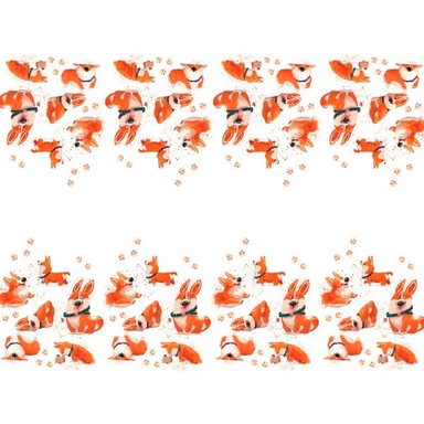 Скатерть полиэтиленовая Корги 110см X 180см 6079222